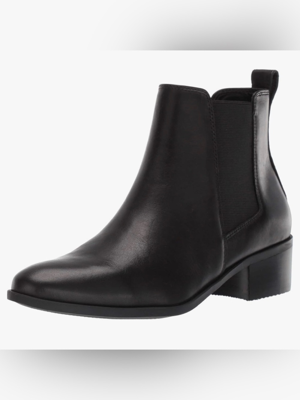 Steve Madden Womens Black Dover Ankle Chelsea Boots Classic Slip-On Size 9M